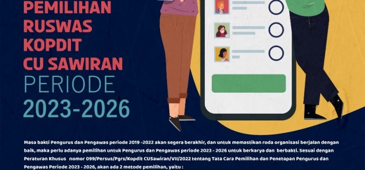 Pemilihan Pengurus & Pengawas CU Sawiran Periode 2023 – 2026